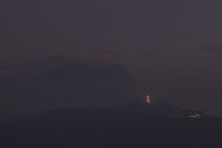 Sun Moon Lake pagoda, night